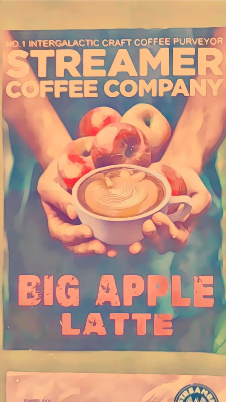 DJ DRAGONのインスタグラム：「Apple Coffee 秋仕様の店内映像が素敵！ @streamer_shibuya  @everest_japan_official  . . #streamercoffeecompany #coffeetime  #カフェ #cafe #バリスタ  #barista」