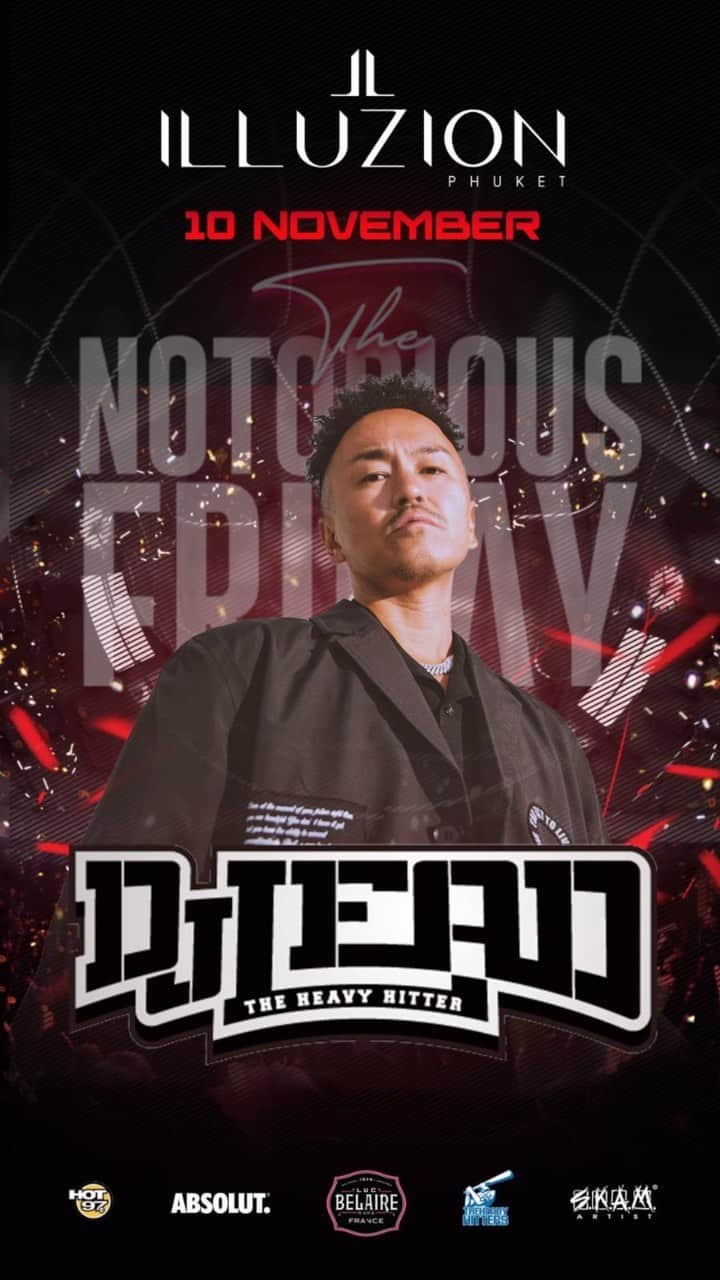 DJ LEADのインスタグラム：「Return to best club in Asia ILLUSION aka #13 club in the world. Heavy Hitters suckers」
