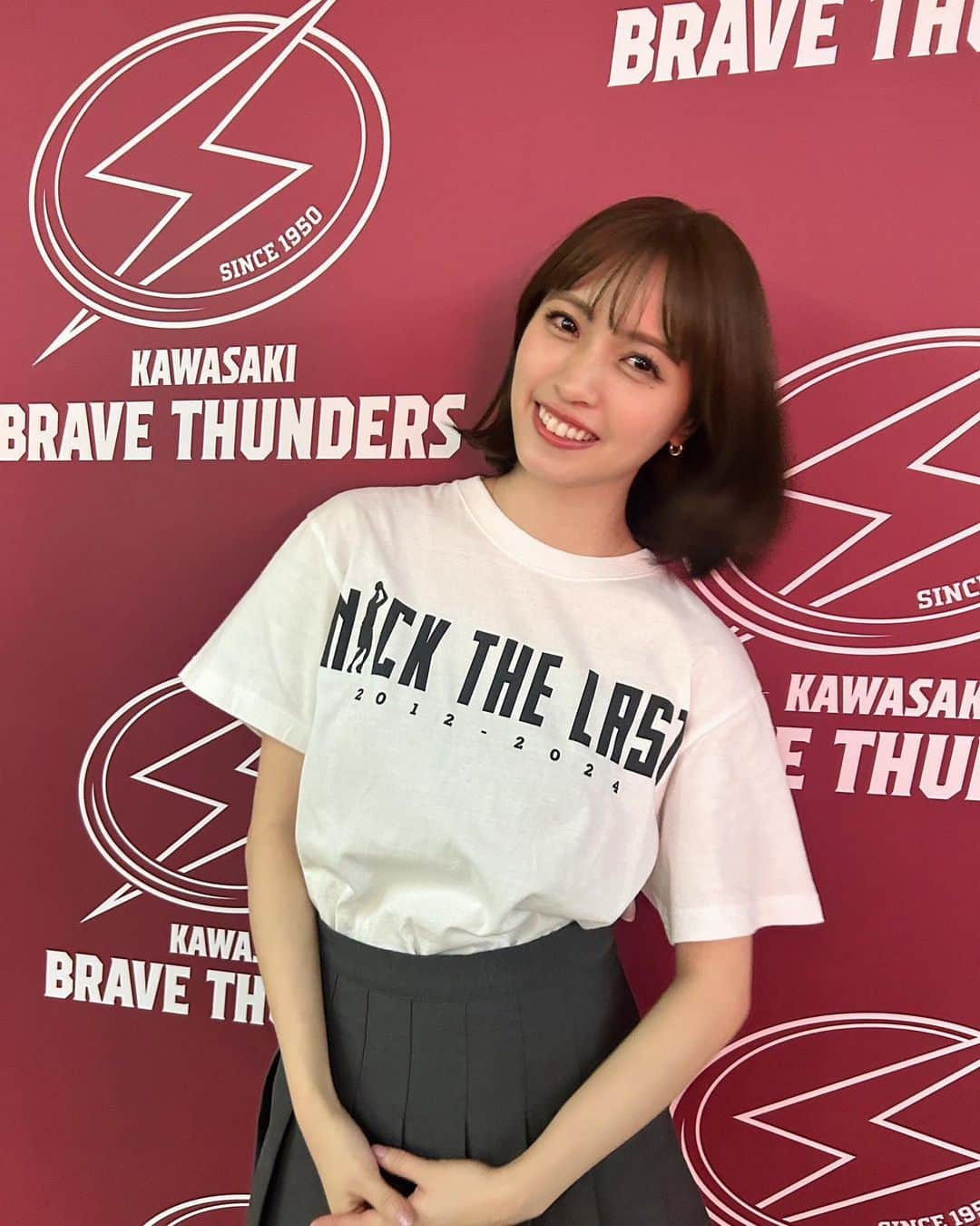 村島未悠のインスタグラム：「今日は川崎ブレイブサンダース ホーム戦でした🏀 本日もありがとうございました☺️ #今日のコーデ」