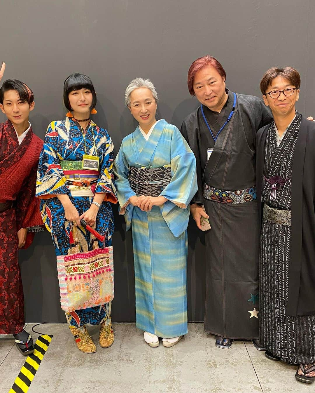 近藤サトのインスタグラム：「東京きものサローネ行っきました。YouTubeサト読ムでも配信します！ #kimono #着物」