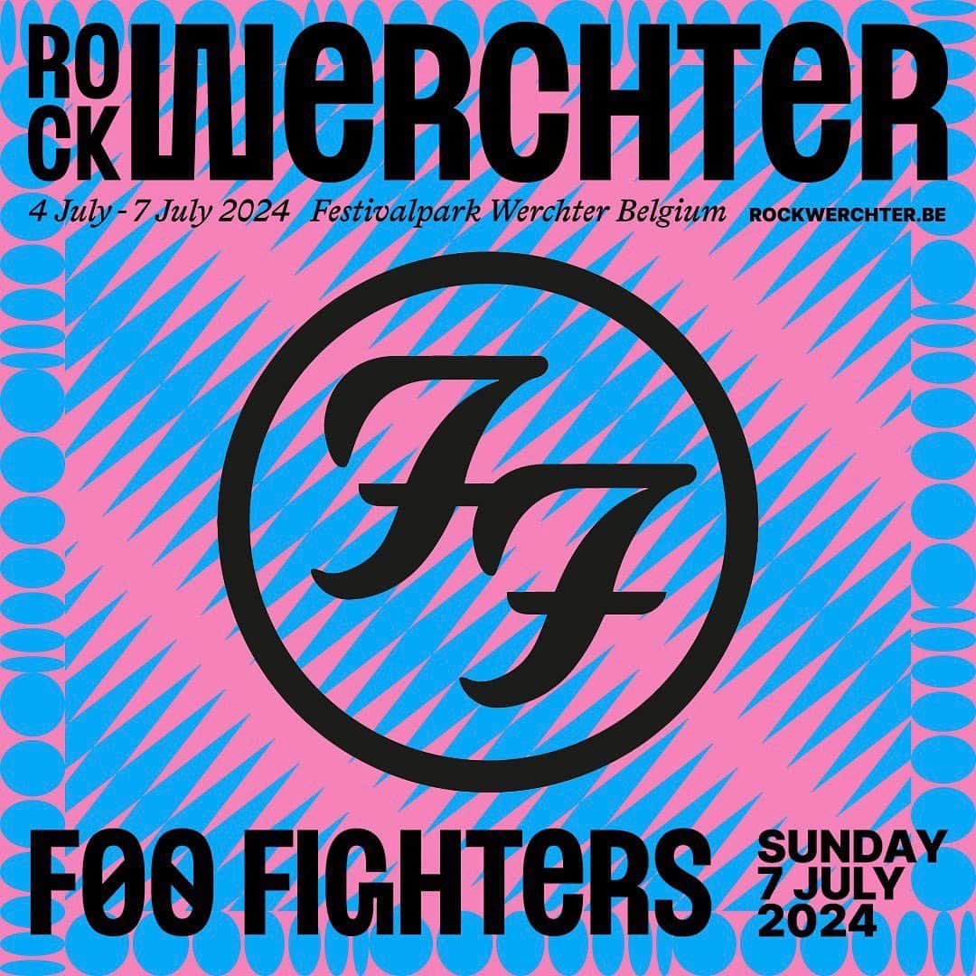 フー・ファイターズのインスタグラム：「Belgium! We'll see you 7 July at @rockwerchterfestival 2024! 🤘  Tickets are on sale Friday 1 December at 10 AM. Register now for early access to tickets. rockwerchter.be  #RW24」