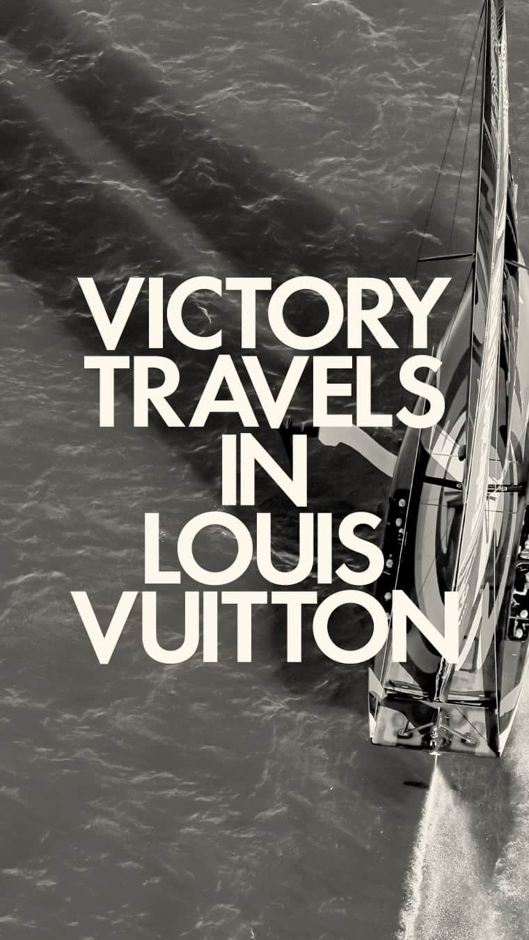 LVMHのインスタグラム：「Victory travels in @louisvuitton.  The Maison announces it is once again the Title Partner of the Louis Vuitton 37th @americascup Barcelona and returns to organize the qualifying competition, the Louis Vuitton Cup.  #LVMH #LouisVuitton #AmericasCup」