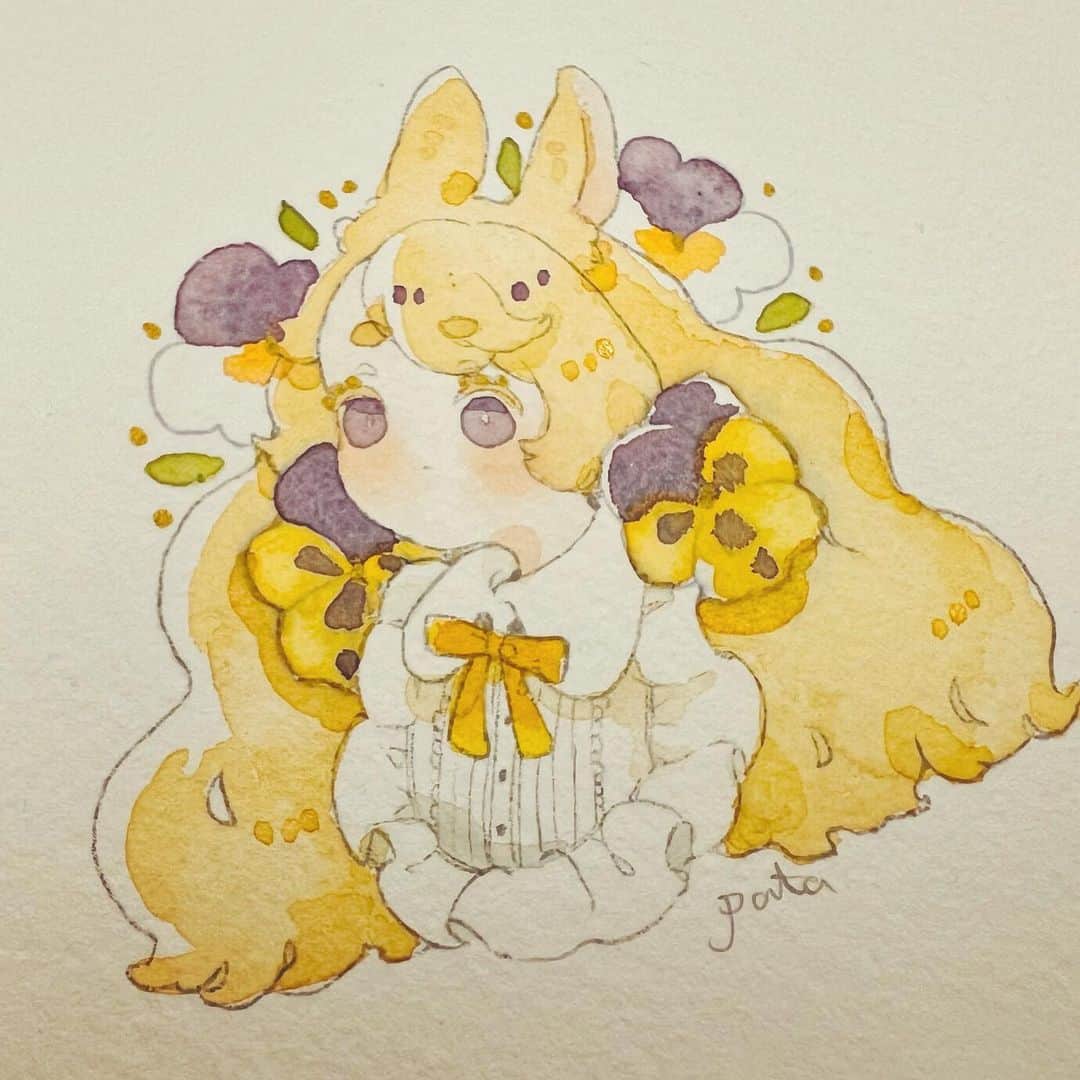 ぱた（Pata）のインスタグラム：「#シュピラーレの角継ぎ  drawing 次の在廊時に追加納品予定です」