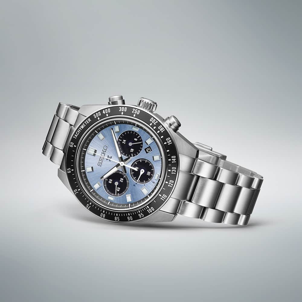 セイコーのインスタグラム：「Seiko Prospex Speedtimer  Ref : SBDL109 79,200 円（税込）  https://www.seikowatches.com/jp-ja/products/prospex/sbdl109  #keepgoingforward #sbdl109 #seiko #prospex #seikoprospex #watch #watches #speedtimer #v192」