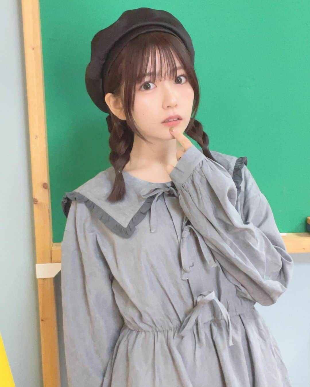 どみちゃんのインスタグラム：「🩵🪿🪞」