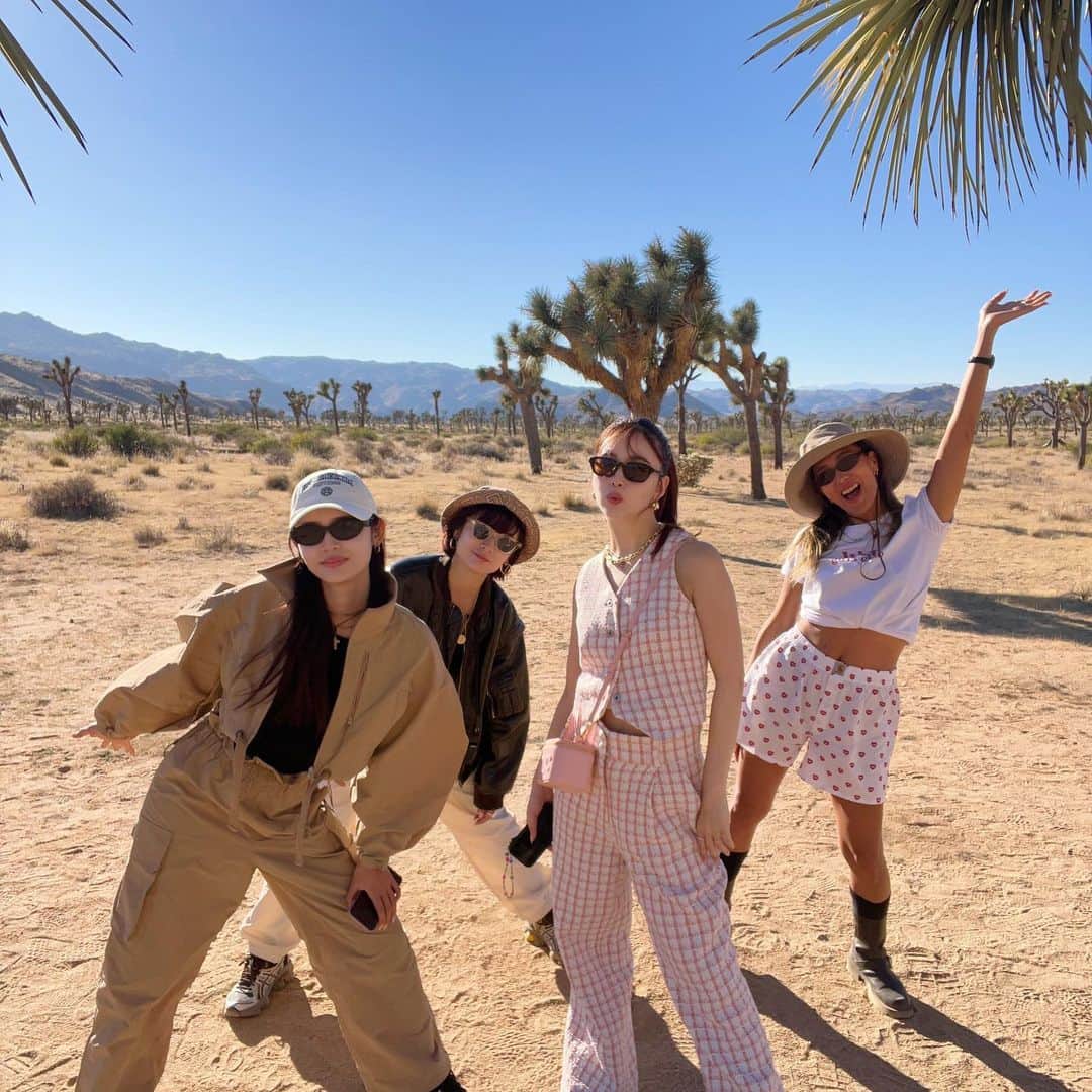 古畑星夏さんのインスタグラム写真 - (古畑星夏Instagram)「⠀ #joshuatree   LAの国立公園🌿  都心から車で2時間?ぐらいかかるけど、  見た事ない景色で来た甲斐ありすぎたぁ🥹✨✨✨  LAでの運転も慣れたしまたここは絶対に行きたいスポット🫶  #la#ジョシュアツリー#ootd」11月8日 18時06分 - starandsummer