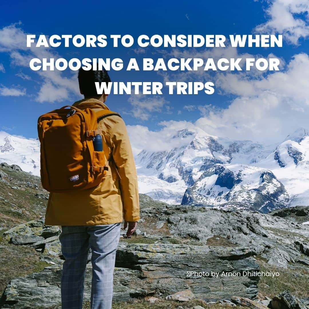 CABINZEROのインスタグラム：「❄️ Packing for winter travel can be tricky, especially when choosing the right backpack. Here are some factors to consider when making your decision:❄️  🛍Shop Cabinzero Backpacks now: Link in bio  #CabinZero #Travel #backpack #packing #Zerohassletravel」