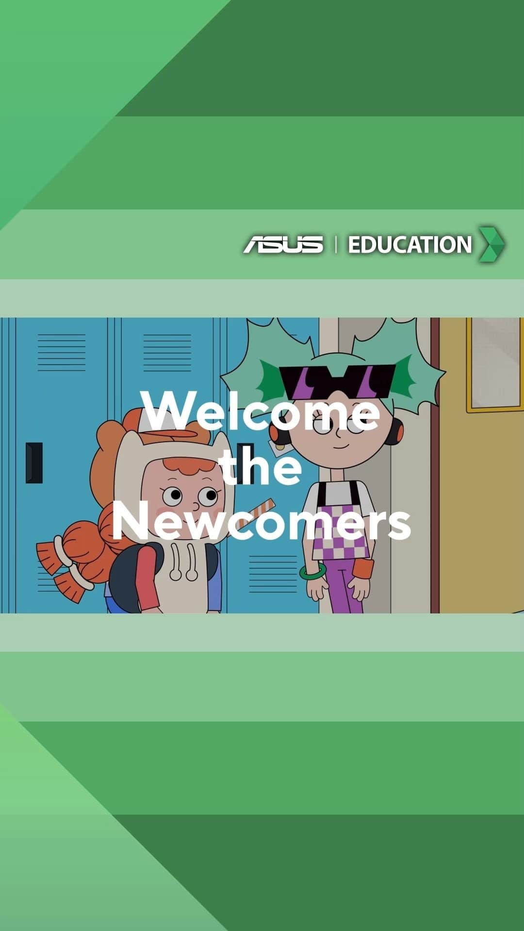 ASUSのインスタグラム：「A new school year means new adventures ahead. Ninth-graders  Kayla, Maya, Noah, Antonio, Earnie and Ankita discover the excitement of using ASUS Education laptops in class, and beyond!  Join them on their learning journey, with School’s in Session.  #ASUSEducation #SchoolsInSession #ASUS」