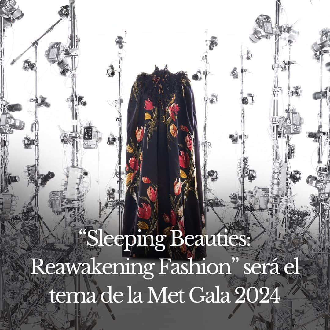 Vogue Españaのインスタグラム：「¡Confirmado! “Sleeping Beauties: Reawakening Fashion” (“Bellas durmientes: resucitando la moda”) será el tema de la #MetGala2024 ✨ {Te contamos todos los detalles en el link de la bio} ▪️Foto: Nick Knight / Cortesía del Museo Metropolitano de Arte」