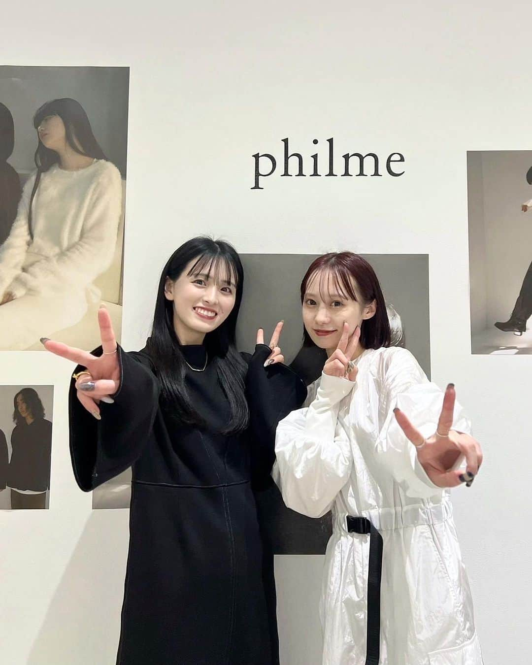 中村侑里のインスタグラム：「⁡ philme 2nd popupに、 ご来店いただきありがとうございました🍁🍂 ⁡ popupが開催されるたび、 philmeを応援してくださる方の お声や想いを直接お聞きすることができ、 本当に嬉しいです。 ⁡ philmeは皆さんが居てからこその ブランドなんだなと改めて感じました✨ ⁡ これからも感謝の気持ちを忘れず、 philmeを好きでいてくださる方の為に、 私も発信していけたらと思います☺️ ⁡ またお会いできる日まで、、🤍 ⁡ ⁡ yuuri」