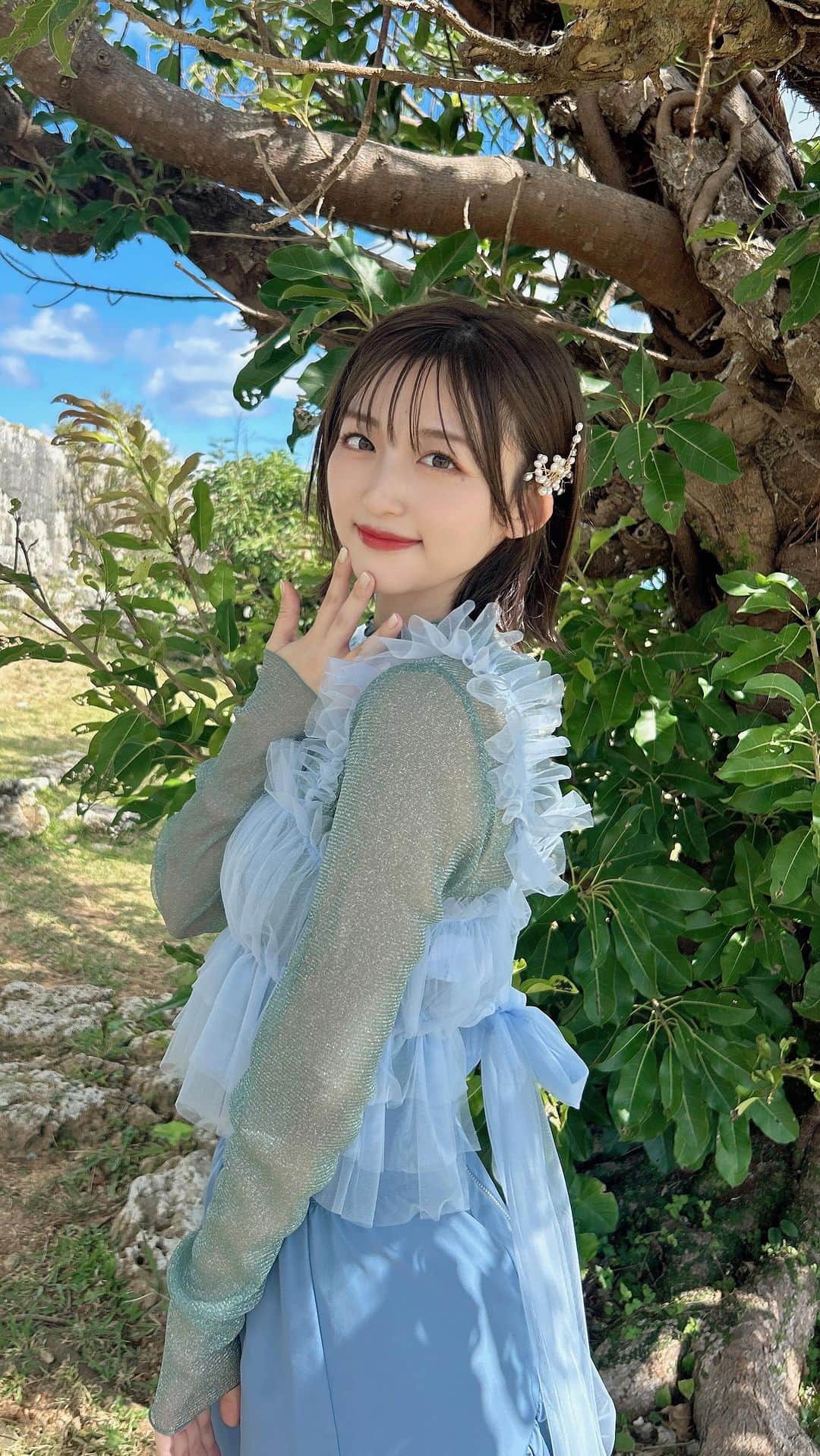 石井陽菜のインスタグラム：「沖縄満喫しました🏝️☁️  #沖縄 #沖縄旅行 #沖縄カレンダー」