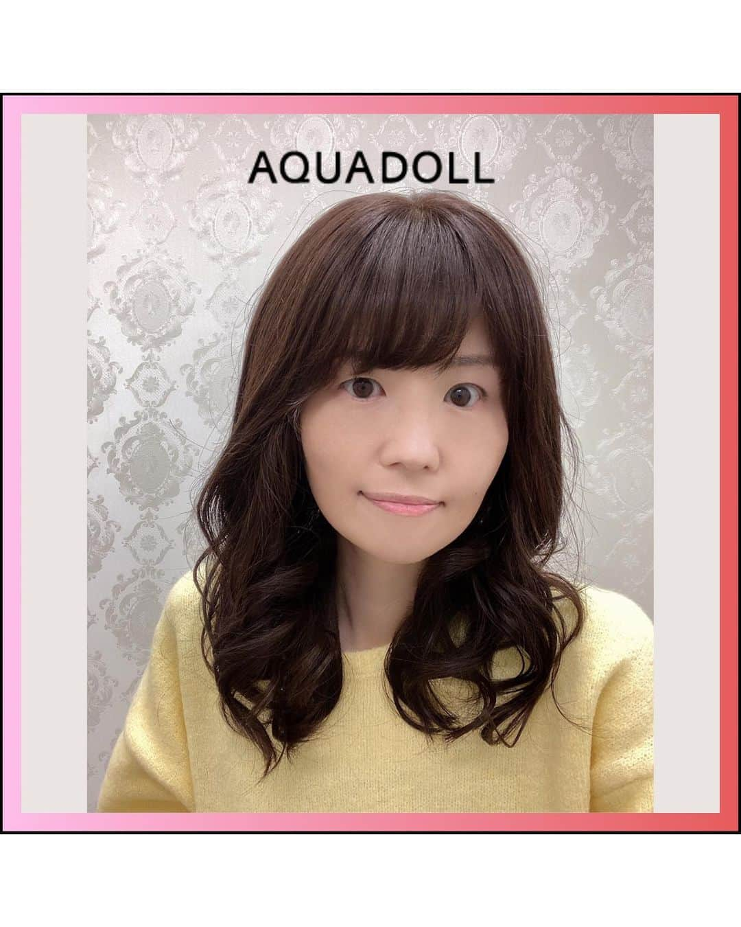 AQUADOLL アクアドールウィッグのインスタグラム