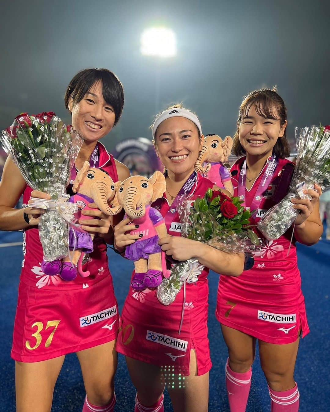 永井葉月さんのインスタグラム写真 - (永井葉月Instagram)「. .  Thank you🐘🌸  . . #fieldhockey #hockey  #asiachampionstrophy #ranchi #hockey #jwact2023  #fieldhockey #さくらジャパン #フィールドホッケー  #fortheteam #10」11月8日 19時44分 - hazuki815hazuki