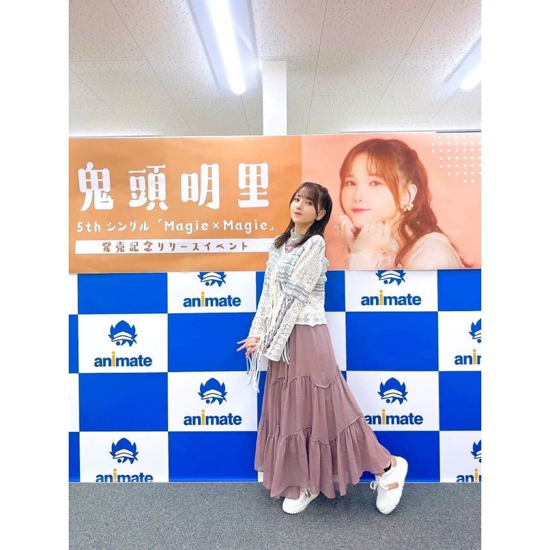 鬼頭明里さんのインスタグラム写真 - (鬼頭明里Instagram)「リリイベありがとうございました💫」11月8日 20時07分 - akarikito1016