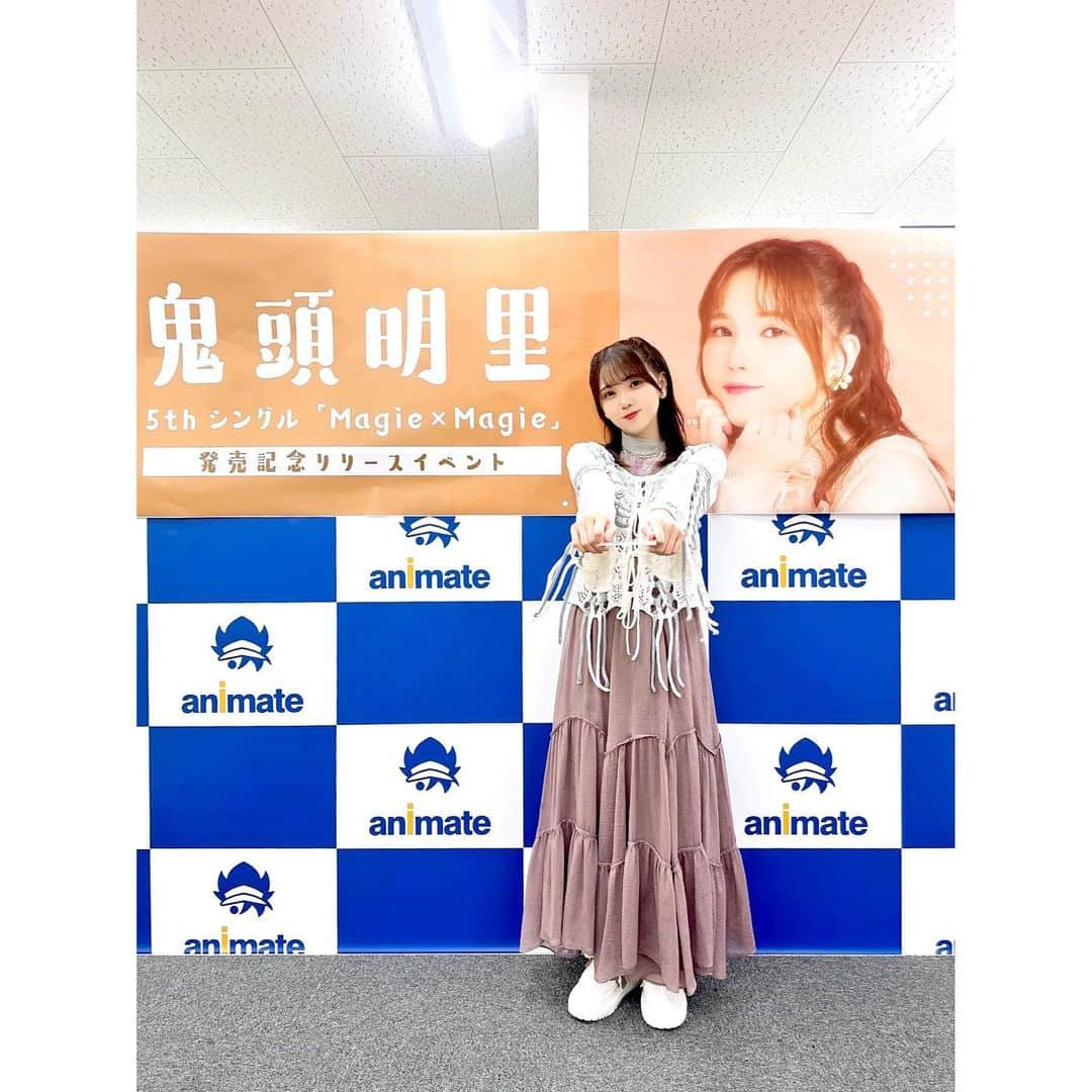 鬼頭明里さんのインスタグラム写真 - (鬼頭明里Instagram)「リリイベありがとうございました💫」11月8日 20時07分 - akarikito1016