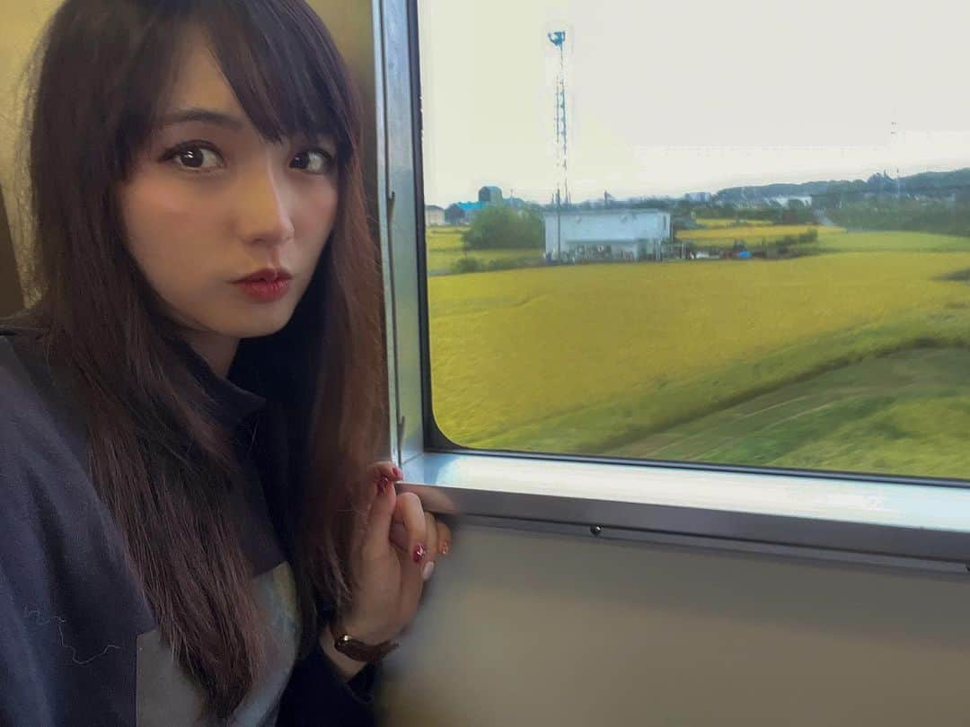 伊藤桃さんのインスタグラム写真 - (伊藤桃Instagram)「【#381系 #特急やくも 】 倉敷からは‥課金をして！w (秋の乗り放題パスでは特急に乗れないのです😭) その前に… * 2.3枚目: 岡山から倉敷への移動はこちらでした！ 115系🚉💫 しかし…サボやらなにやらが空欄になっていてちょっと寂しかった🥹 * そして、倉敷から目的の新見までは… 4枚目: 2023年度末に引退が決定している… #381系特急やくも ！さらに#国鉄色 ー☺️💓 国鉄色は2度目の乗車。 でももう最後かもしれない。 5枚目: 動画でどぞ！！ 6枚目: 車内の様子 7枚目: 振り子式電車特急なので揺れがすごいから… トイレにはエチケット袋が🤣 これも381系ならでは。 8枚目: それでも…車内広告には、新しく来年度にデビューする273系入のものもありました。 * 9枚目: 高梁川とともにはしり… 10枚目: 新見駅に、とーちゃく！！(˶' ᵕ ' ˶) * つづく💓 #伯備線 #伯備線やくも #特急列車 #特急 #国鉄 #国鉄型 #国鉄時代 #国鉄型車両 #国鉄車両 #国鉄型車両」11月8日 20時03分 - itomomo_tetsu