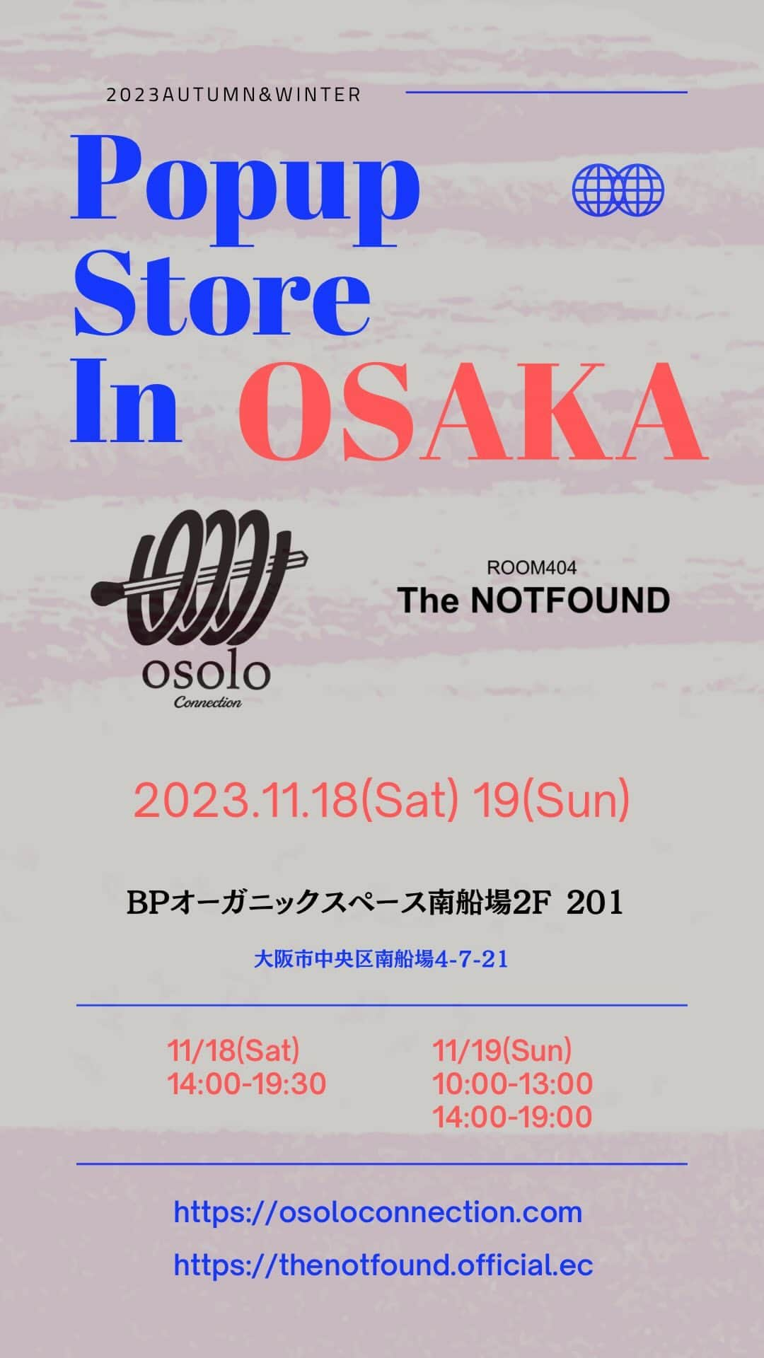 Show-heyのインスタグラム：「11/18.19大阪POPUPについて」