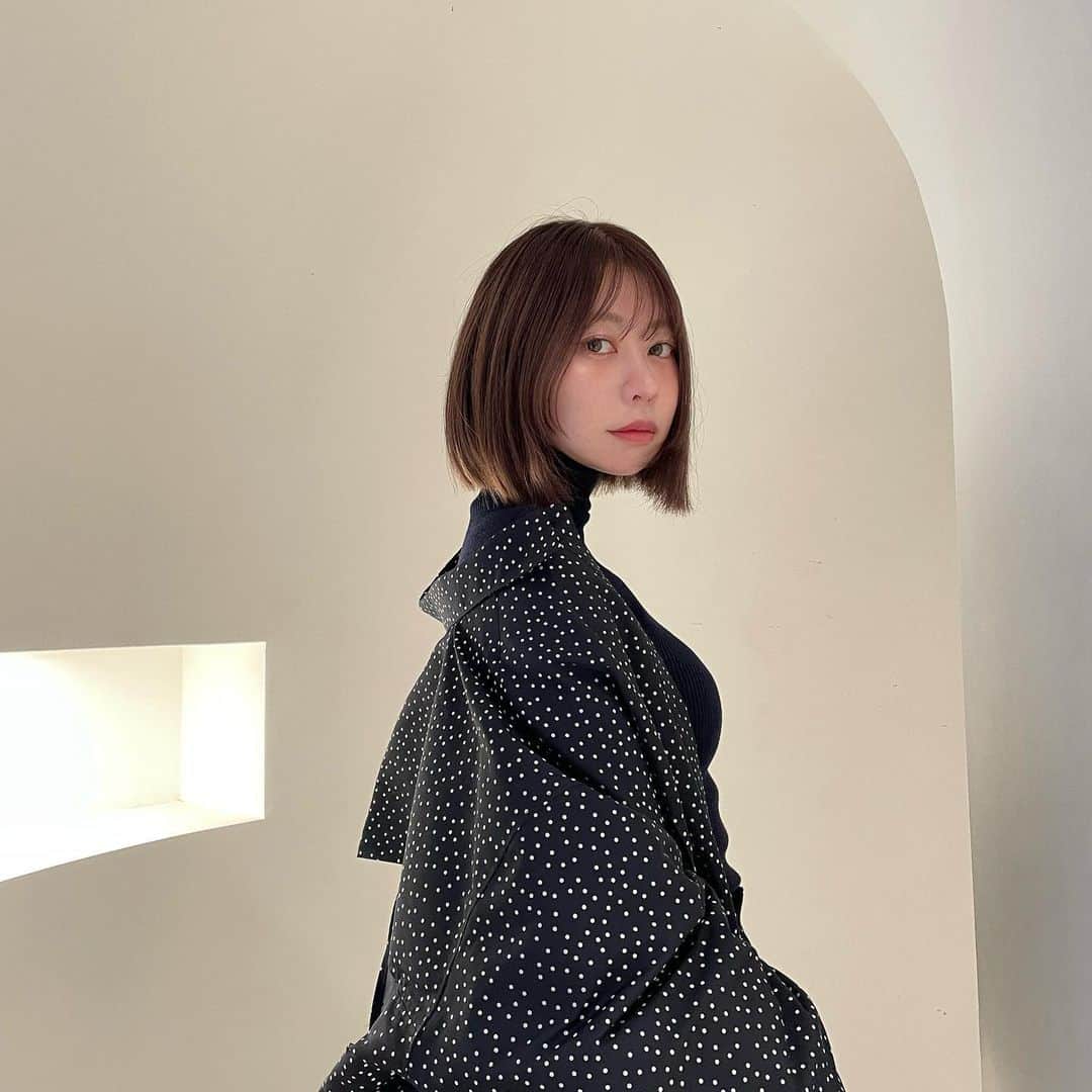 棚瀬響さんのインスタグラム写真 - (棚瀬響Instagram)「姫カットもパープル色落ちの髪色もお洋服も💯」11月8日 20時20分 - 2ki___clmyprn