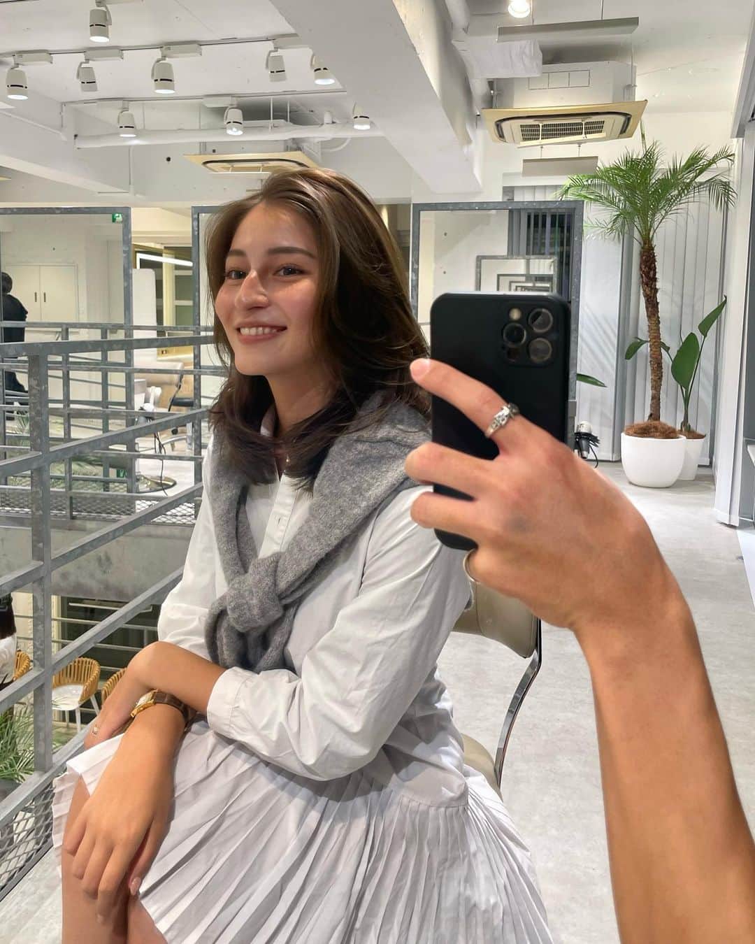 のインスタグラム：「got my hair done💞 そらとさんいつもありがとうございます✨」