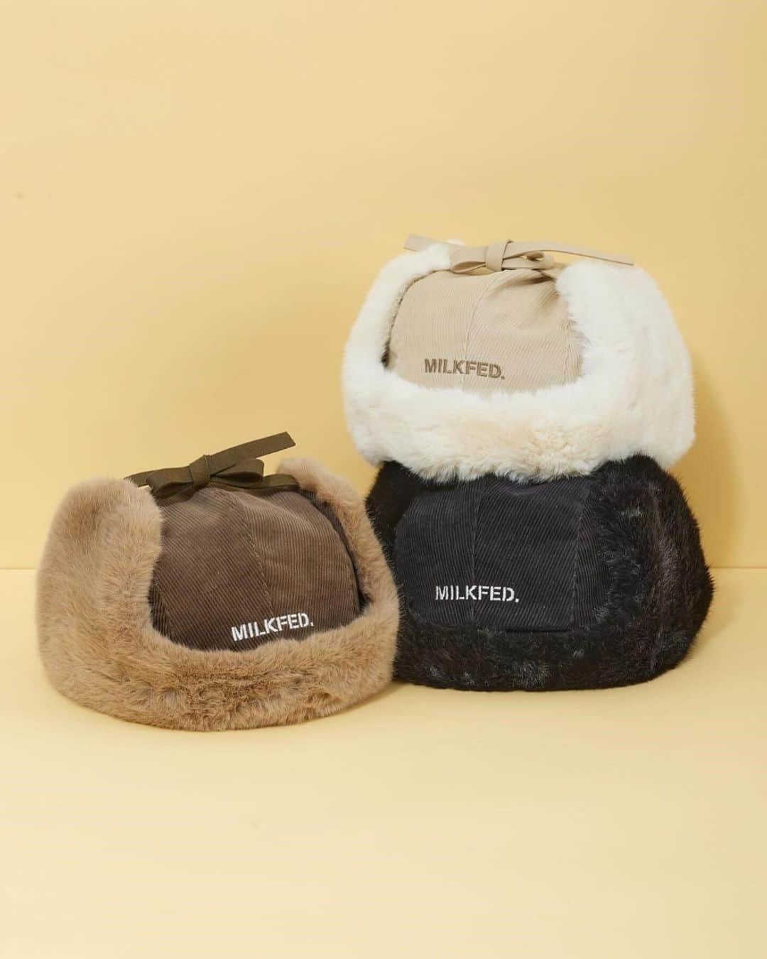 MILKFED.さんのインスタグラム写真 - (MILKFED.Instagram)「【RECOMMEND】 ⁡ ☑︎ FAUX FUR FLIGHT HAT ¥6,600 カラー:OFFWHITE,BLACK,BEIGE  ⁡ ⁡ ⁡ #milkfed #milkfedjp #ミルクフェド #カジュアルコーデ #大人カジュアル #カジュアルコーデ大人可愛い #新作 #秋服コーデ #秋コーデ #秋アイテム #帽子 #帽子コーデ #冬キャップ #秋冬帽子 #フライトキャップ #フライトキャップコーデ #フライトキャップ女子 #大人ストリート #ストリートカジュアル #カジュアルガーリー #カジュアルガーリーコーデ #シンプルストリート #大人シンプルコーデ #トレンド小物 #ストリートファッション #ストリート系女子 #ストリートコーデ #ファーキャップ #ファー #ファーハット」11月8日 21時19分 - milkfedjp