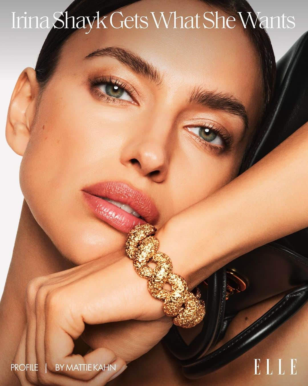ELLE Magazineのインスタグラム：「The first time supermodel #IrinaShayk set foot on an airplane, she was almost 20 years old. She moved into an apartment with a rotating cast of five or six other women and was given around 60 euros a week. She had few responsibilities and one real ambition: She wanted to earn at least €100. “I had agents who said, ‘You have to cut your hair, lose 20 pounds, and become blonde,’” she says. “And I was like, ‘Absolutely fucking no.’” She stuck to her guns and now she’s on top of the industry.   For ELLE’s November issue, Shayk shows off giftable accessories and, in a rare interview, reflects on how far she’s come. Tap the link in bio to read her interview.   ELLE: @elleusa Editor-in-chief: Nina Garcia @ninagarcia Photographer: Dan Jackson @studio_jackson Stylist: Alex White @alexwhiteedits Writer: Mattie Kahn @matkahn Hair: Bob Recine at The Wall Group @bobrecine @thewallgroup Makeup: Fulvia Farolfi for Chanel Beauty @fulviafarolfi @chanel.beauty Manicure: Rica Romain at Statement Artists @ricaromain @statementartists Production: Travis Kiewel at That One Production @traviskiewel @thatoneproduction」