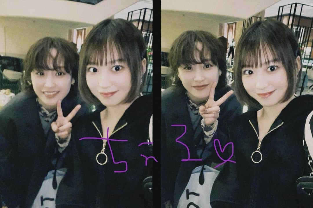 のインスタグラム：「かわい子ちゃんと🐉💜✨  ちぇる 可愛かったぁ〜🤭🥰 ㅤㅤㅤㅤㅤㅤㅤㅤㅤㅤㅤㅤㅤ @miki_nonaka.official   数日前にね ちぇる、今の髪型可愛いなぁ〜 最近ご飯いけてないな〜って思ってたら 連絡きたの、すごっ！  勝手に親友だと思ってる🤭🕊️  はははっ  またねっ！  #野中美希 #ちぇる #nonakamiki #mikinonaka」