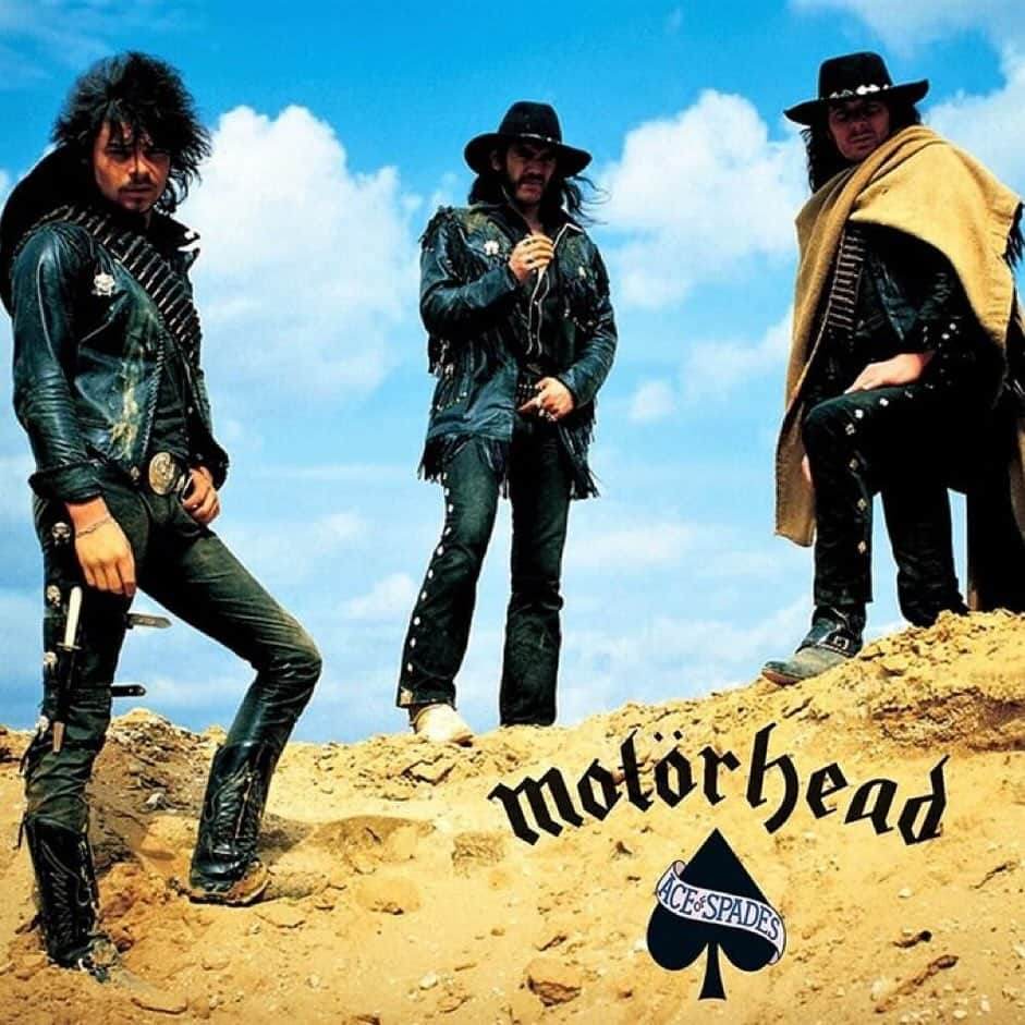 Revolverのインスタグラム：「♠️ Motörhead released the iconic ‘Ace of Spades’ #onthisday in 1980.   Pick up our exclusive Motörhead colored vinyl and merch by clicking the product sticker.」