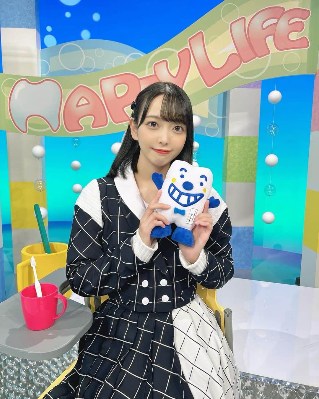 石田みなみさんのインスタグラム写真 - (石田みなみInstagram)「#毎月8日は歯の日  ⁡ 今日は11 (いい) 8 (歯)の日✨ ⁡ #サンテレビ さんの 公式YouTubeチャンネルにて 先日出演させていただいた 「歯っぴぃライフ」が 公開されてますので是非☺️ ⁡ 昨年出演させていただいた回も 同じサンテレビさんのチャンネルから 見れちゃいますよ✌︎ ⁡」11月8日 22時48分 - ishida.minami_373