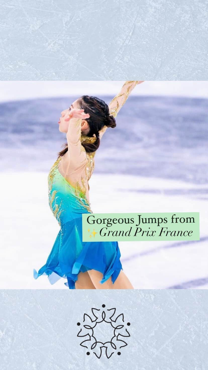 ポリーナ・エドモンズのインスタグラム：「🗣 Some gorgeous jump moments from International de France^  PODCAST EP 133✨I recap the 2023 Grand Prix in Angers, France:  Isabeau Levito (USA) Nina Pinzarrone (BEL) Rion Sumiyoshi (JPN) Anastasia Gubanova (GEO) + Adam Siao Him Fa (FRA) Ilia Malinin (USA) Yuma Kagiyama (JPN) Camden Pulkinen (USA) + Trennt Michaud/Lia Pereira (CAN) Valentina Plazas/Max Fernandez (USA) + Charlene Guignard/Marco Fabbri (ITA) Laurence Fournier Beaudry/Nikolaj Soerensen (CAN) Christina Carreira/Anthony Ponomarenko (USA) Hannah Lim/Ye Quan (KOR) Lorraine McNamara/Anton Spiridonov (USA)   🎙Head to Apple and Spotify for the full podcast episode.  ____ #figureskatingpodcast #figureskating」