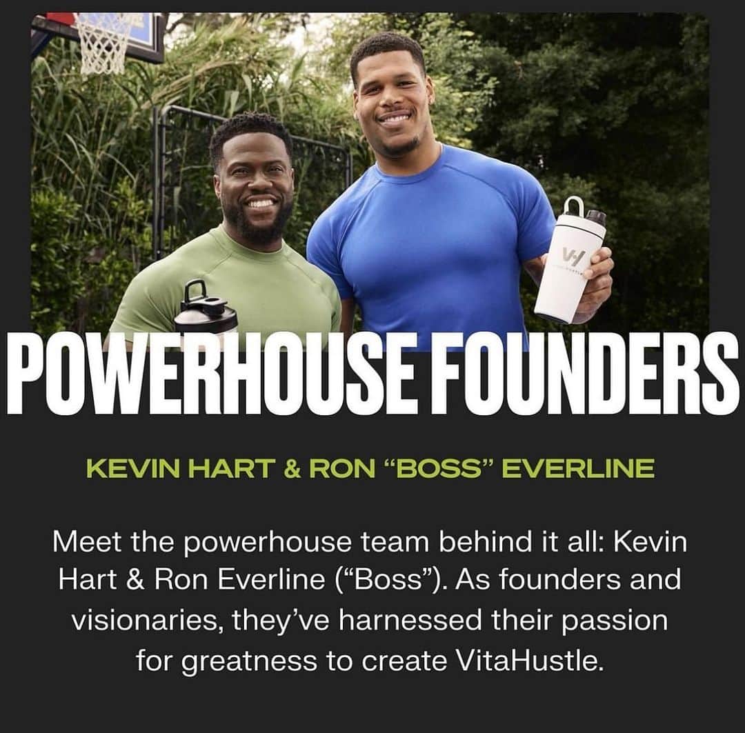 ケビン・ハートのインスタグラム：「Advancing and Pushing. Never Settle! @getvitahustle Get Active! Don’t Get Caught Up In Titles. Commit to the Work! Go to WalMart and try for yourself!」