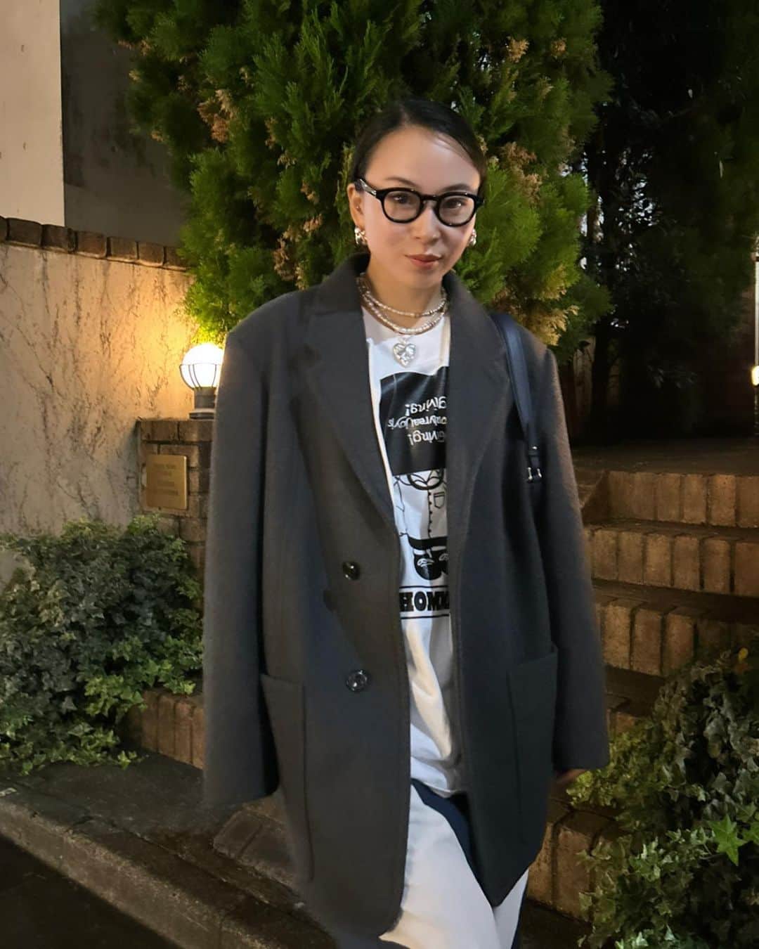 後藤早貴さんのインスタグラム写真 - (後藤早貴Instagram)「可愛すぎるオーバージャケット🖤🔥  @lpdgem.official 🧥 @______839048 様が作るお洋服素敵過ぎます。  他も大好きなものたちで合わせた。  可愛い、コンパクトデジカメ📷 ハピネス🩵🤎  #me#gosaki#outfit#lapeaudegem#moscot#syu#topazz#lovers」11月9日 0時48分 - gosakicchi