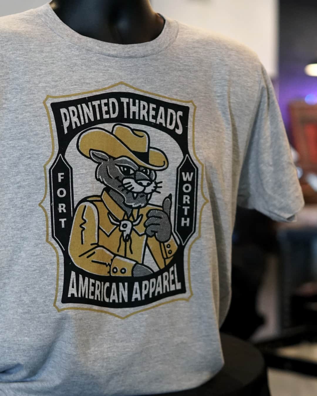 American Apparelのインスタグラム：「Throwing it back to stop #7 of the Creative LAAb Printwear Tour in Fort Worth Texas. Swipe to see @printedthreads epic custom AA tees.  #AmericanApparel #AmericanApparelWholesale #WholesaleApparel #Printwear #FallApparel #ScreenPrint #DTG #DirectToFilm」