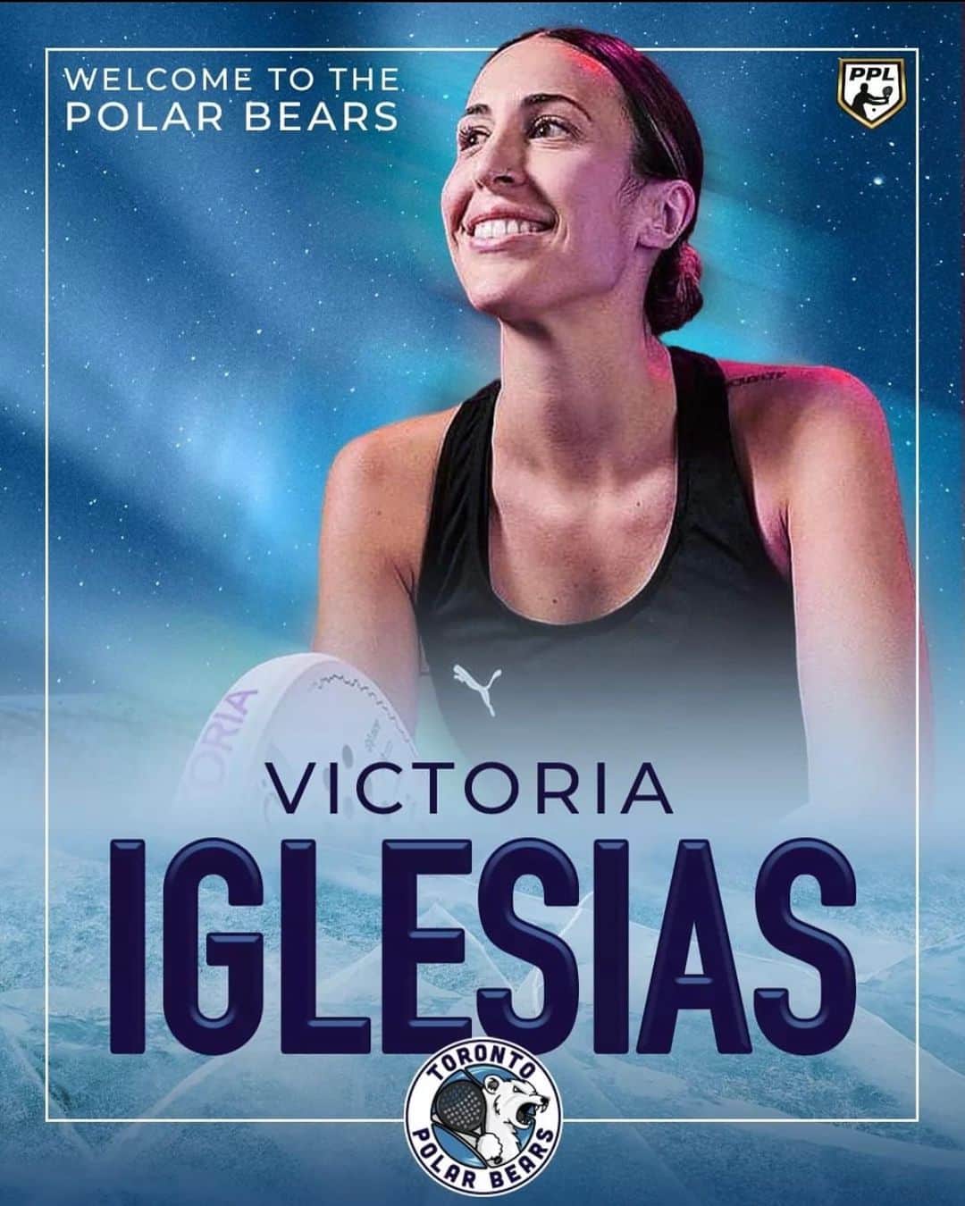 セバスティアン・ジョヴィンコのインスタグラム：「Welcome to @torontopolarbears ! We're thrilled to have the top player from @worldpadeltour join our team. VAMOS!」