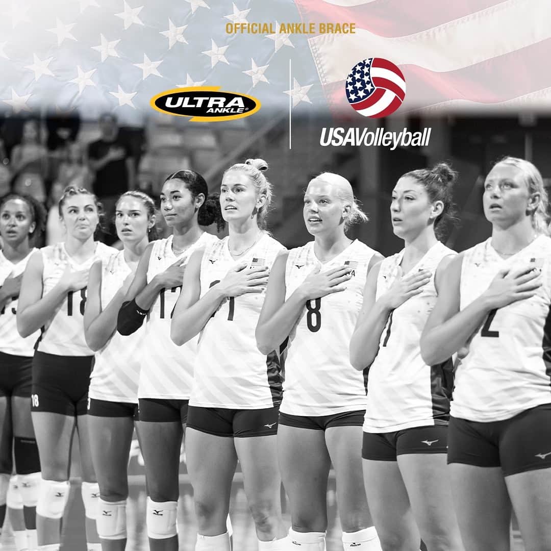 のインスタグラム：「The official ankle brace of USA Volleyball.  Need to outfit your whole club? @ultraankle offers group discounts with orders of 24 or more. Find out which ankle brace is right for you, 🔗 in bio.  #ultraankle #usavolleyball #wearwhattheproswear #volleyball #preventandperfrom #stayinthegame #parenttrustedathleteapproved」