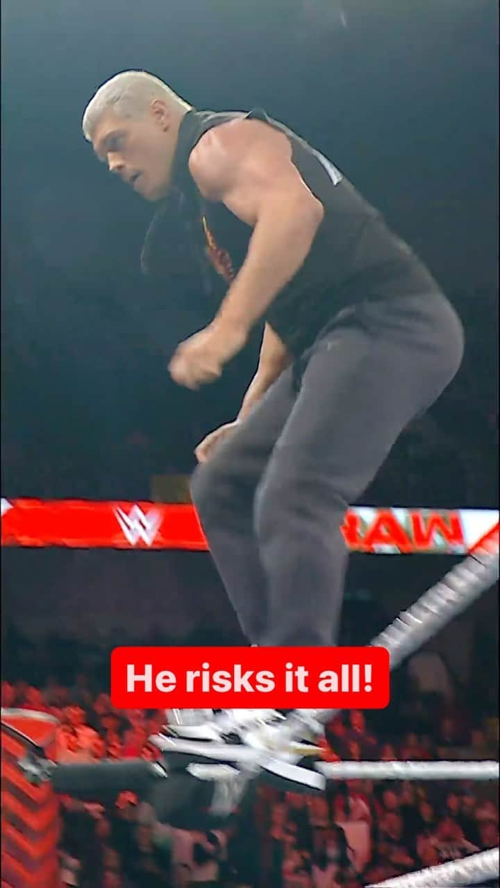 WWEのインスタグラム：「Safe to say @americannightmarecody is ready for #WarGames 👊」
