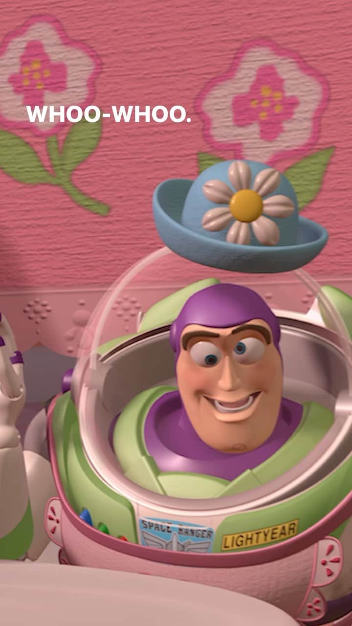 Disney Pixarのインスタグラム：「You see the hat? 👀 That’s Mrs. Nesbitt 👒  Stream ToyStory on #DisneyPlus.」