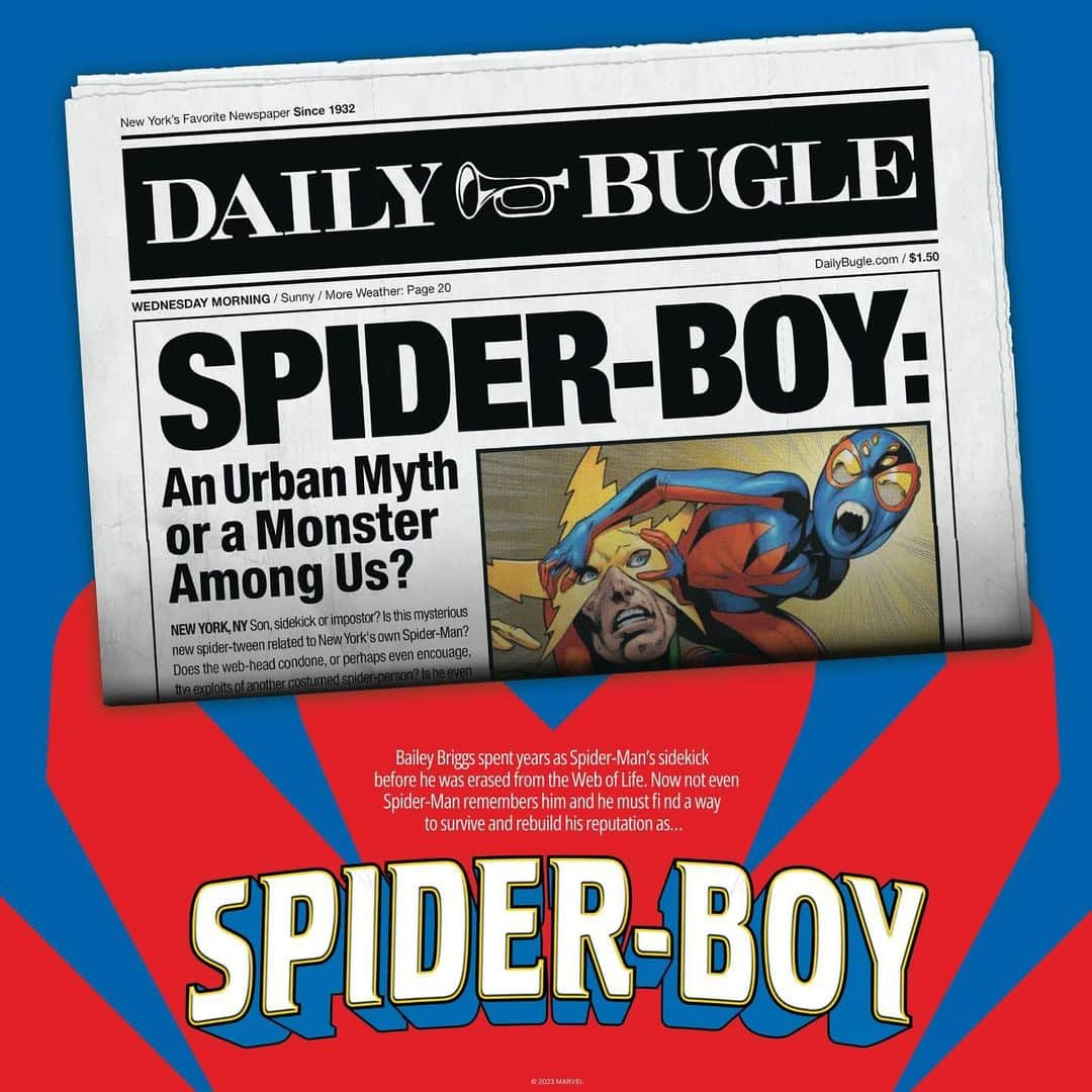 Marvel Entertainmentさんのインスタグラム写真 - (Marvel EntertainmentInstagram)「Extra! Extra! Daily Bugle reports, ‘Spider-Boy’ #1 is on sale now!」11月9日 4時04分 - marvel