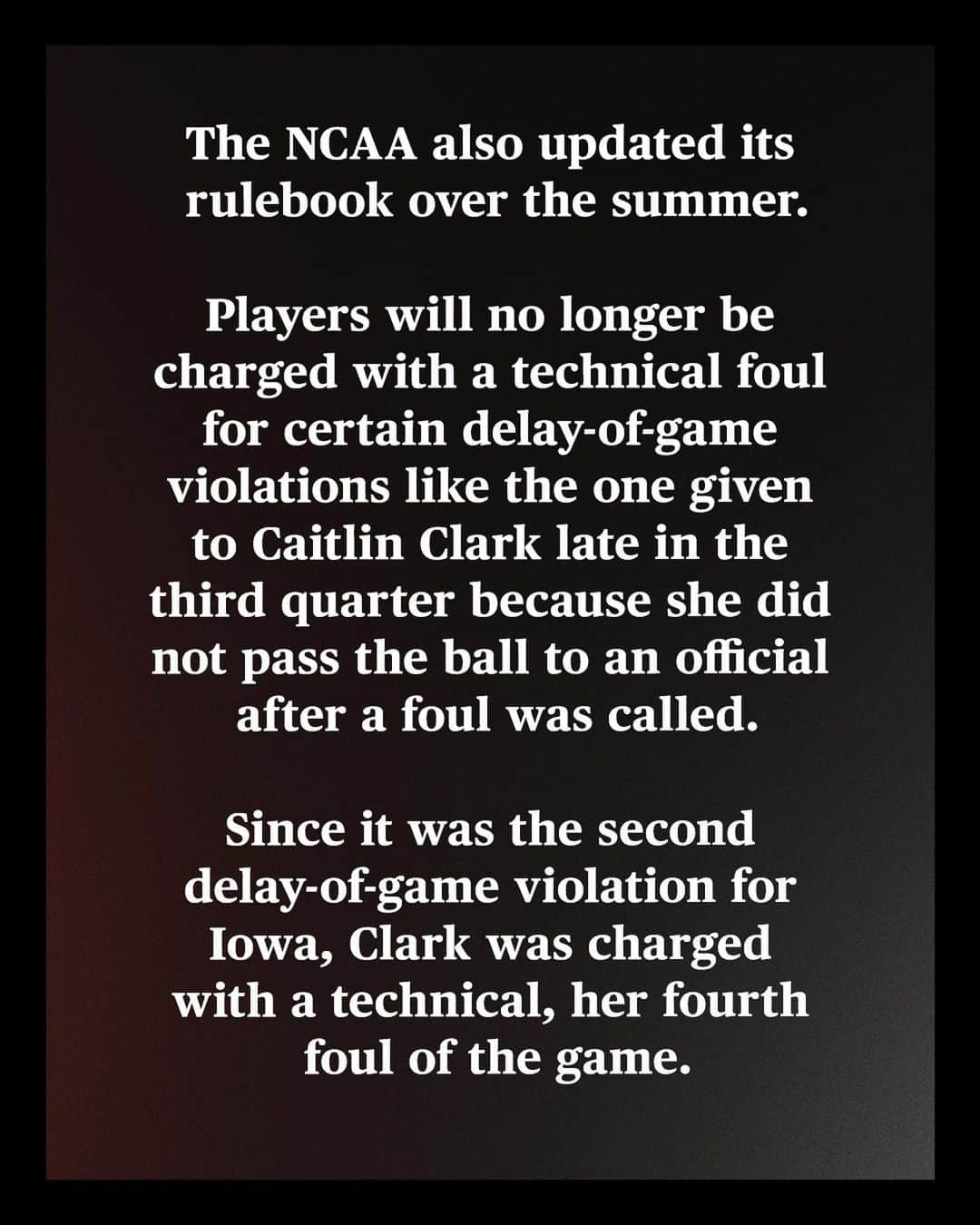 espnさんのインスタグラム写真 - (espnInstagram)「The NCAA noted this review was only about the 2023 NCAA tournament and that individual conferences govern their officials during the regular season.」11月9日 4時10分 - espn