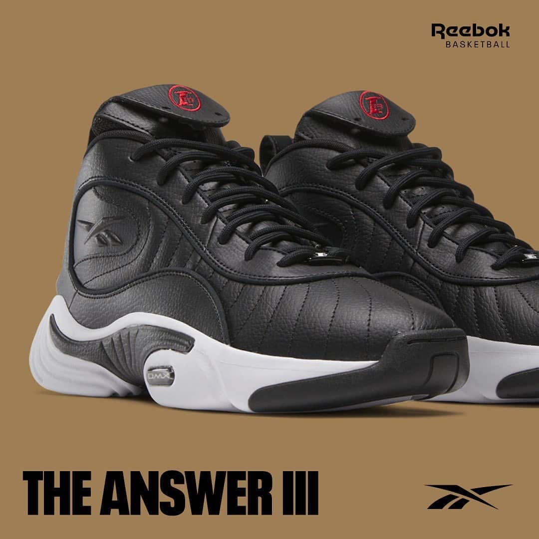 Reebok JPのインスタグラム：「. THE ANSWERⅢ  オリジナルに勝るもの無し！ AnswerⅢが復活🏀 ALLEN IVERSONのシグネチャーシューズである THE ANSWERⅢ がブラック/ホワイトのOGカラーで登場🏆  There’s nothing like the original. The Answer III in OG black/white colorway is back. The Answer III is a signature shoe of a signature player—and they’re back in the OG black/white colorway.  #Reebok #basket #answer」