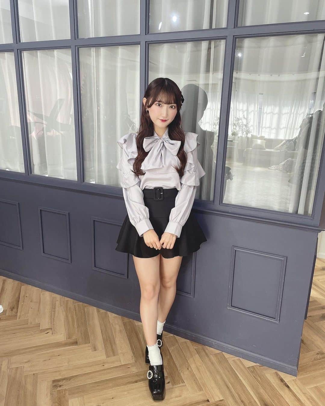 evelynさんのインスタグラム写真 - (evelynInstagram)「winter collection⛄️♥︎ ㅤㅤㅤㅤㅤㅤㅤㅤㅤㅤㅤㅤㅤ #ラインストーンリボンBS ¥7,400 #フレアショートパンツ ¥6,900 ㅤㅤㅤㅤㅤㅤㅤㅤㅤㅤㅤㅤㅤ #evelyn #エブリン」11月9日 10時01分 - evelyn.official