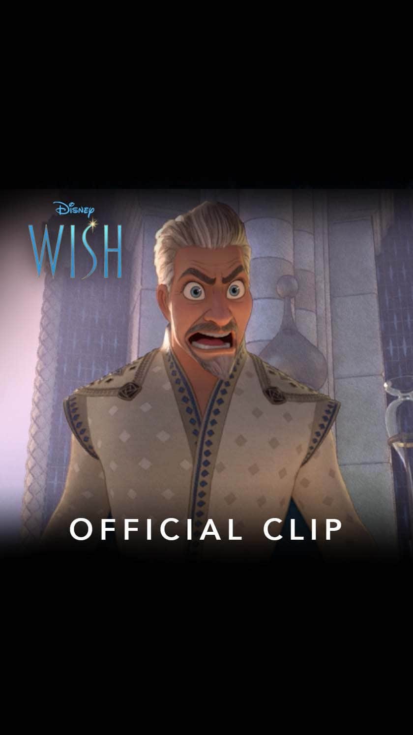 のインスタグラム：「The King and only the King decides! 👑🏰 See this exclusive clip from Disney’s #Wish and watch it only in theaters November 22. ✨」