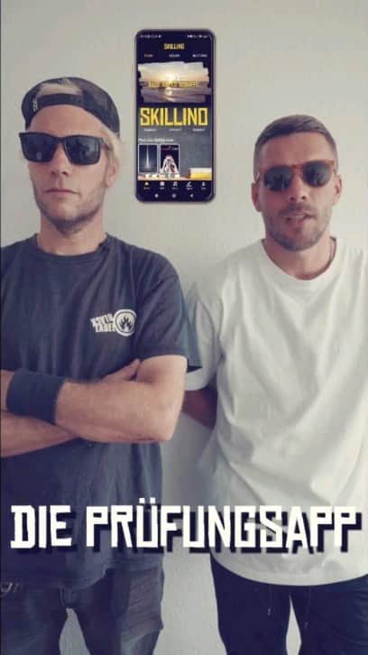 ルーカス・ポドルスキのインスタグラム：「Prüfungen mit Links unter skillino.com  #prüfung #bestanden #schule #abi #ausbildung #fahrschule #positivity #geschafft #weiterbildung #ziele #motivation #easy #bock #klausurenphase #prüfungsphase」