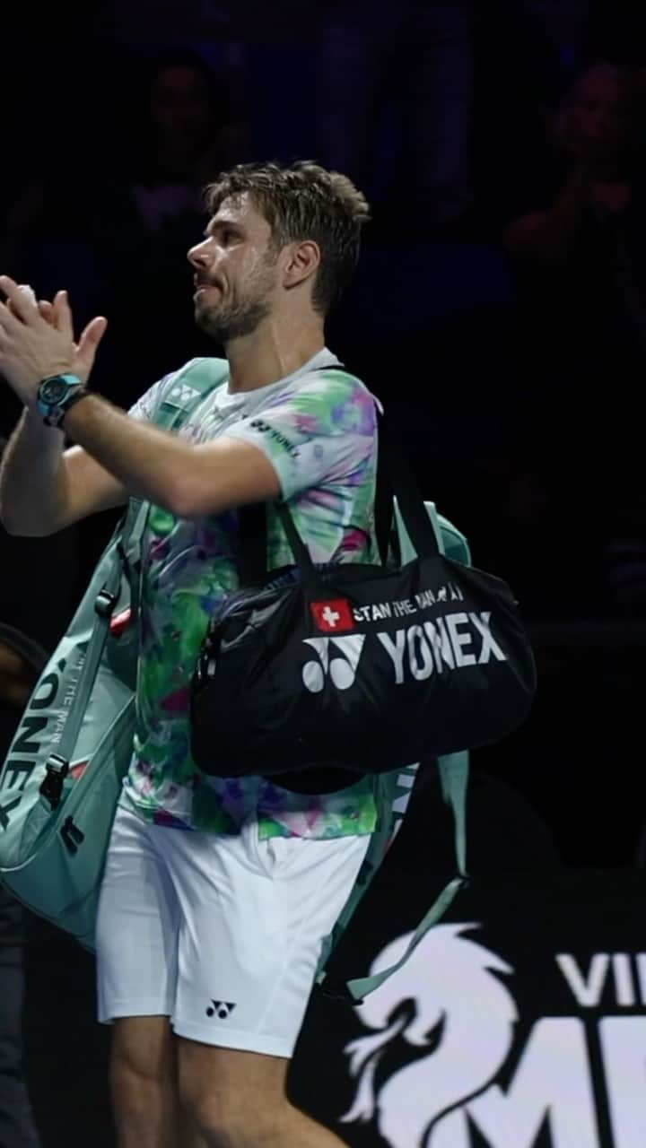 スタニスラス・ワウリンカのインスタグラム：「Ce n’est qu’un au revoir Stan 🥹🫶🏼  @stanwawrinka85 | @atptour | @tennistv」