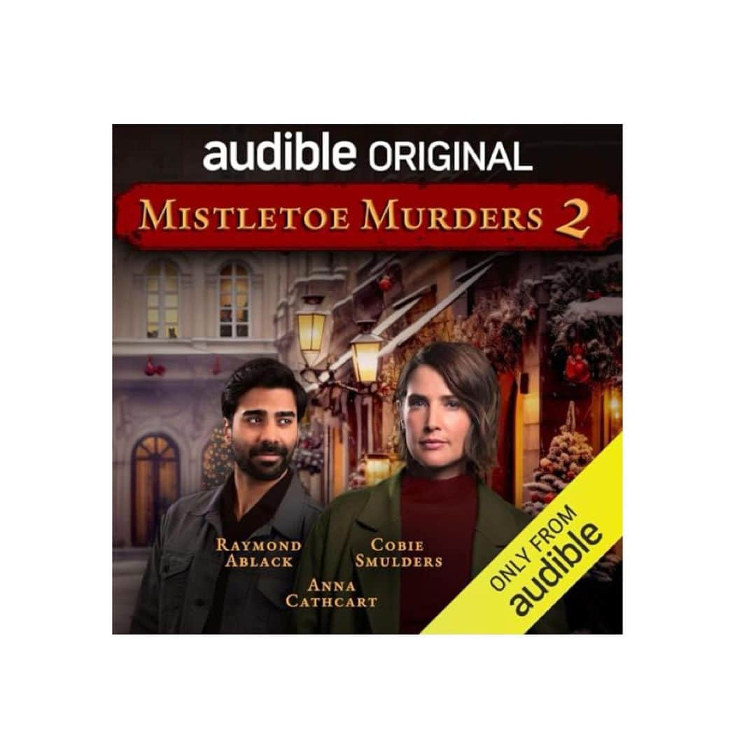 コビー・スマルダーズのインスタグラム：「Happy Holidays! Season 2 is available now on @audible_ca #MistletoeMurders2xAudible」