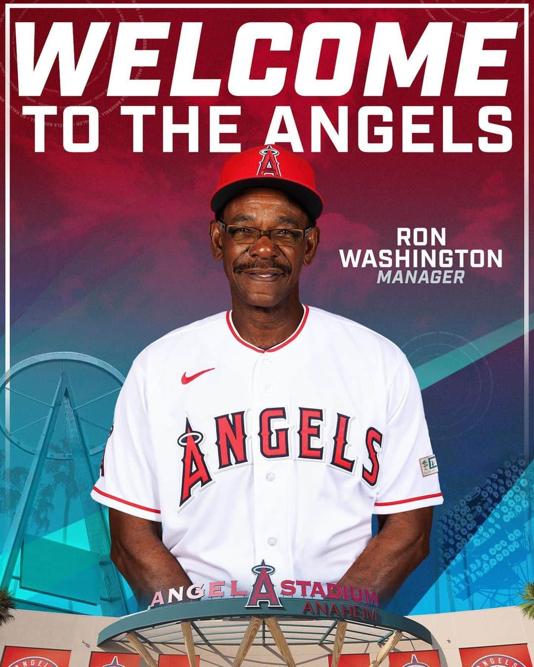ロサンゼルス・エンゼルス・オブ・アナハイムのインスタグラム：「OFFICIAL: the Angels have hired Ron Washington as the Club’s manager.」