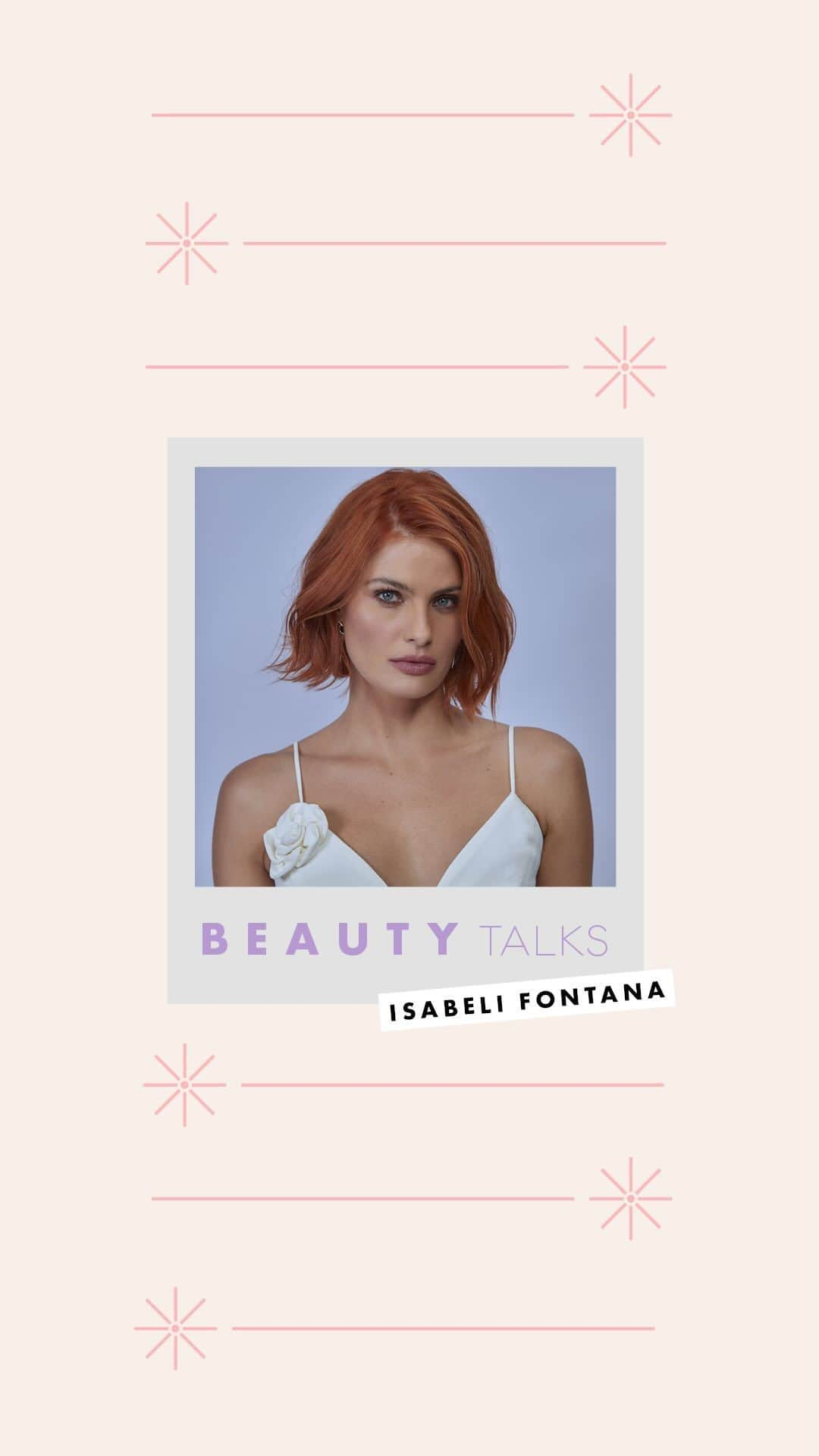 イザベリ・フォンタナのインスタグラム：「A mais nova ruiva do pedaço é Isabeli Fontana (@isabelifontana). Aos 40 anos, a top model resolver radicalizar e transformar o visual. Nós aproveitamos a mudança para uma troca especial em #GlamourBeautyTalks, onde a modelo abre mais detalhes sobre a decisão inédita, fala sobre autoestima e também sobre o recente explante da prótese de silicone dos seios. Play! (foto: @mot.photo; via @caamerino; edição @manoelamorel)」