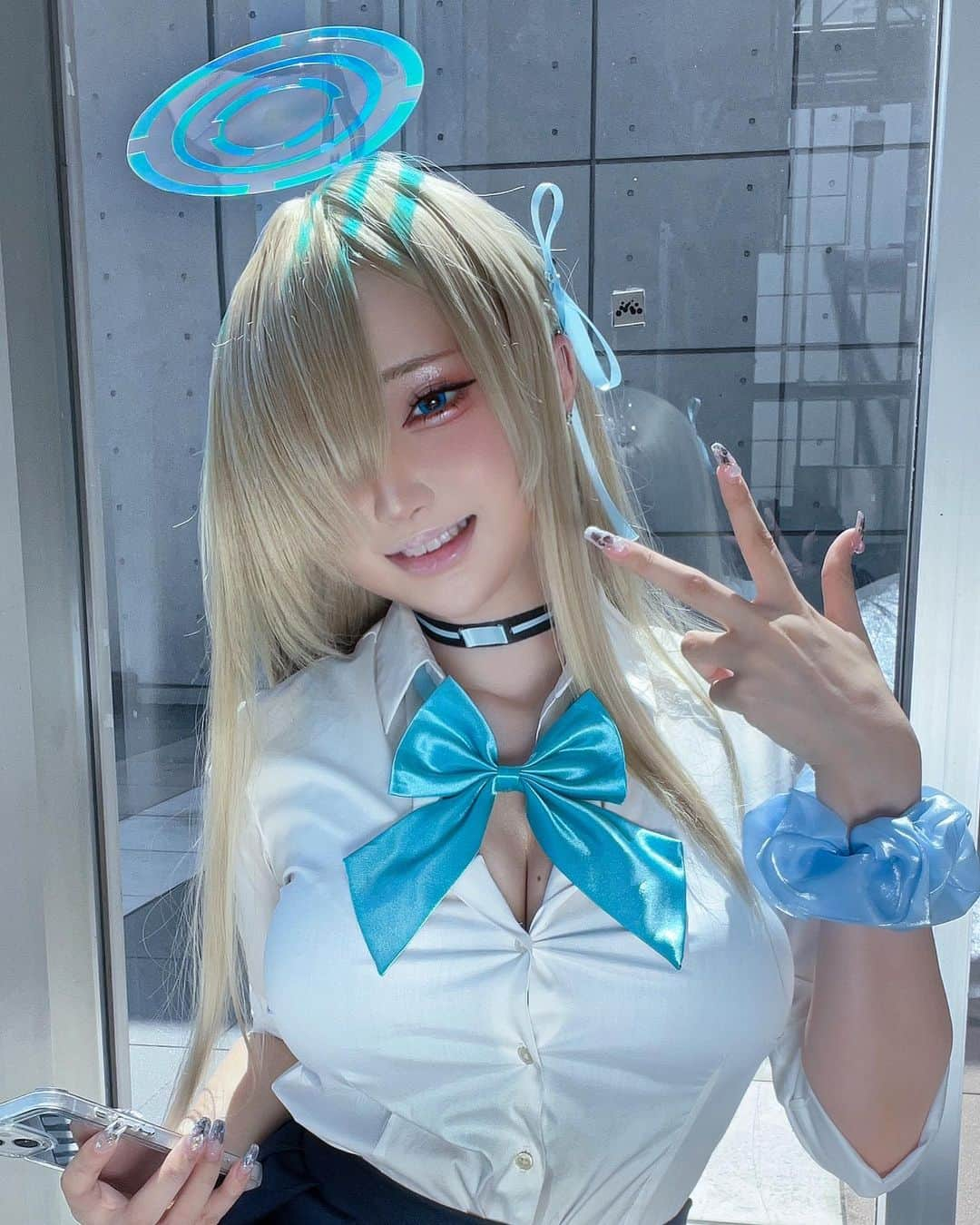 華密美琉さんのインスタグラム写真 - (華密美琉Instagram)「Good morning!!  Let's keep it up!! Good luck to you!!  Blue Archive Cosplay Asuna  #cosplayer #cosplaygirls #cosplaygirl #cosplayphotography #cosplayphoto #photography #selfie #bluearchive #bluearchivecosplay #bluearchivefanart #bluearchiveasuna #asuna #asunacosplay #asunacosplayer #コスプレ #cosplay #코스프레 #角色扮演 #ブルーアーカイブ #ブルーアーカイブコスプレ #ブルアカ #ブルアカコスプレ #コスプレイヤーカモミール #cosplaysexy #制服コスプレ #制服女子 #goodmorning #goodluck #アスナ #アスナコスプレ」11月9日 8時12分 - chamomile_chami