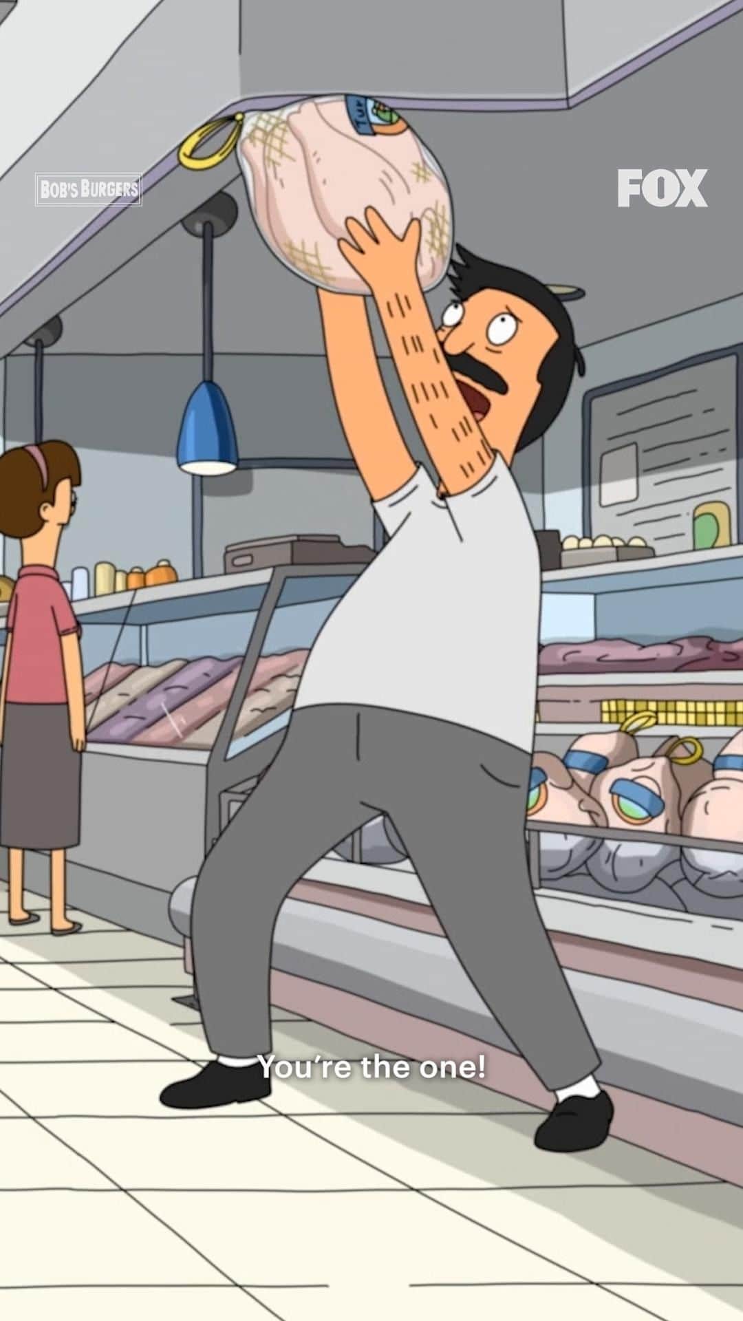 Hulu Home of Emmy-winningのインスタグラム：「If you were looking for Bob, he's enjoying some quality alone time in the poultry aisle.」