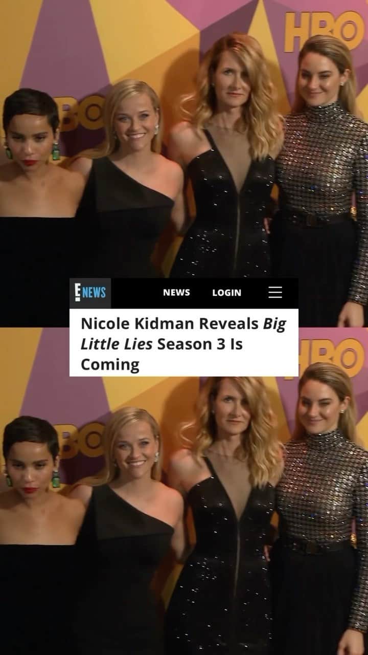 E! Onlineのインスタグラム：「We’re #ThankfulFor this cast and that #BigLittleLies season 3 is coming. 😍 Link in bio for everything we know about the upcoming season. (🎥: Getty)」