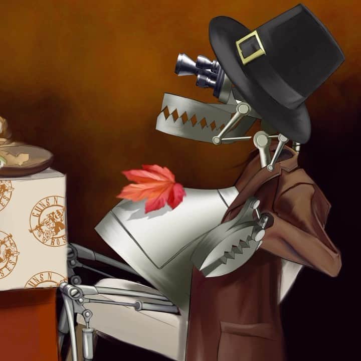 Guns N' Rosesのインスタグラム：「Happy thanksgiving!」